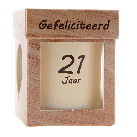 Gefeliciteerd 21 jaar