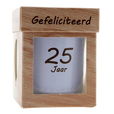 Gefeliciteerd 25 jaar