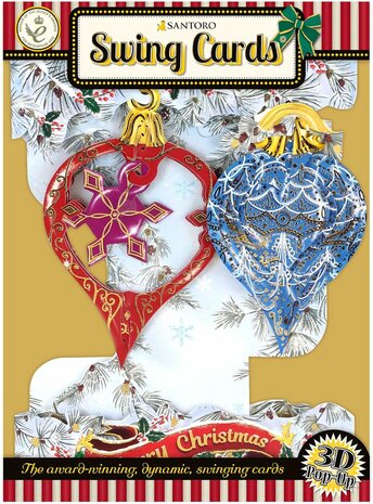 Swing Cards - Christmas Baubles