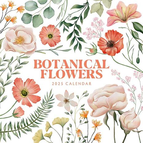 Botanical Flowers kalender 2025