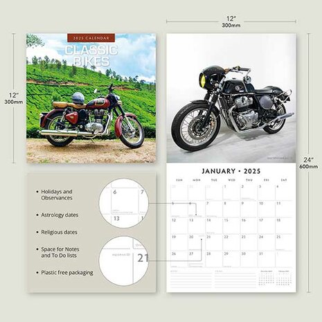 Classic Bikes kalender 2025